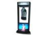 OEM Top System Acrylic Magnetic Floating Pop Display For Big Figure Model With Led Spotlights