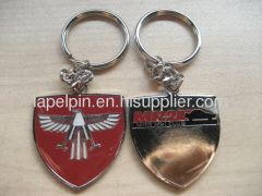 Soft Enamel Double Sided Keychain