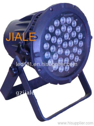 36pcs waterproof uv led par 64 stage light