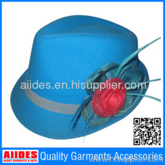 blue fedora hats