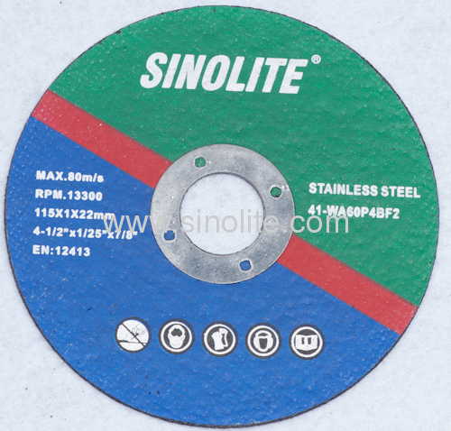 Cutting Disc for stainless steel AWA 46 Q resin-bonded reinformced abrasives