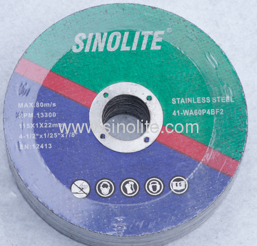 Cutting Disc for stainless steel AWA 46 Q resin-bonded reinformced abrasives