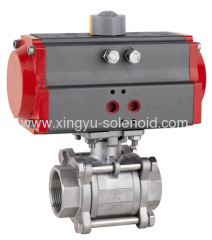 Pneumatic Female Thread 3-piece Ball Valve