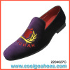 popular men velvet shoes with factory price wholesale