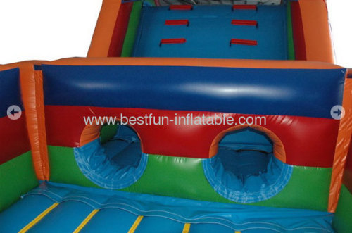 60 FT Inflatable Wacky Obstacle Course 