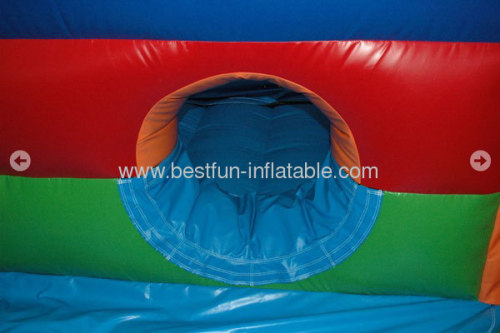 60 FT Inflatable Wacky Obstacle Course 