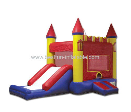 Cheap Inflatable Red Castle Combo