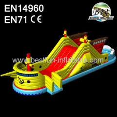 2014 New Design Inflatable Fregatte Slide