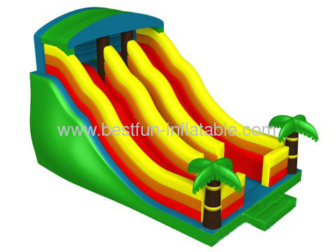 Regenbogen Double Slide Inflatables