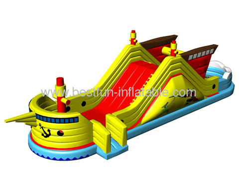 2013 New Design Inflatable Fregatte Slide