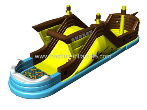 2013 New Design Inflatable Fregatte Slide