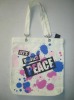 multicolor cotton print shopping bag