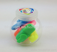 5pcs in 1 mini highlighter pen multicolor highlighter pen Hot selling Mini highlighter