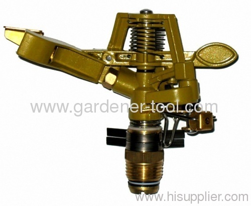 garden brass sprayer with full and part circle irrigation