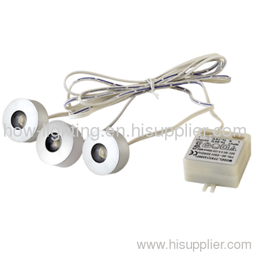 1W Constant Current 350mA Aluminium LED Downlight IP20