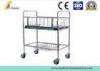 Stainless Steel Moving Pediatric Hospital Baby Beds Children Crib Baby Cradle Furniture (ALS-BB03)
