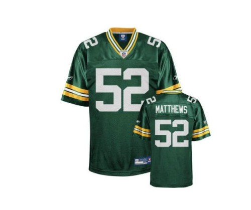 green bay packers 52#clay matthews nfl jersey nf