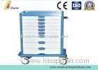 Multi-Function Hospital Nursing Equipment ABS Medicine Trolley Cart With Drawers, Lock (ALS-MT126)