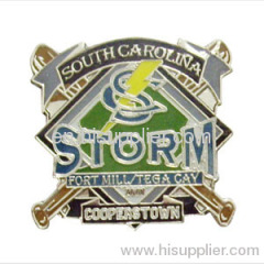 steel sports lapel pin made in china