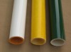 Color painted glass fiber tube