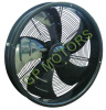 Low noise 380V AC Inline Axial flow fan blower with external rotor motor from