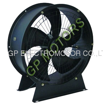 230V Portable AC inline axial fan blower with metal bracket from 300 to 600