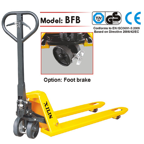 Multi-function hand Pallet truck with brake system