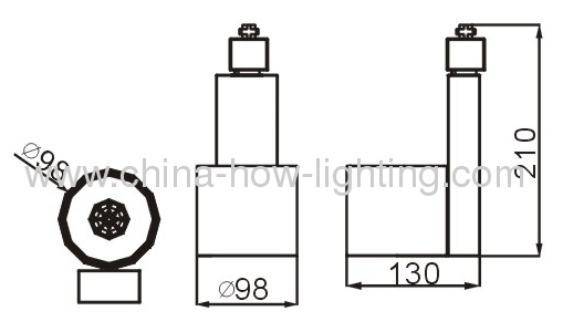 18W COB New Generation LED Track Light IP20 wth 1pc Bridge Lux