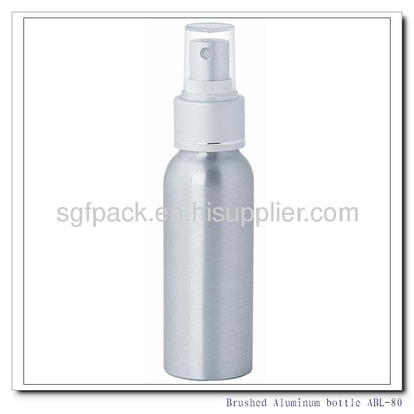 Brushed Aluminum bottle shampoo conditioner hair serum body wash and lotion bottle Aluminum container Aerosol bottle