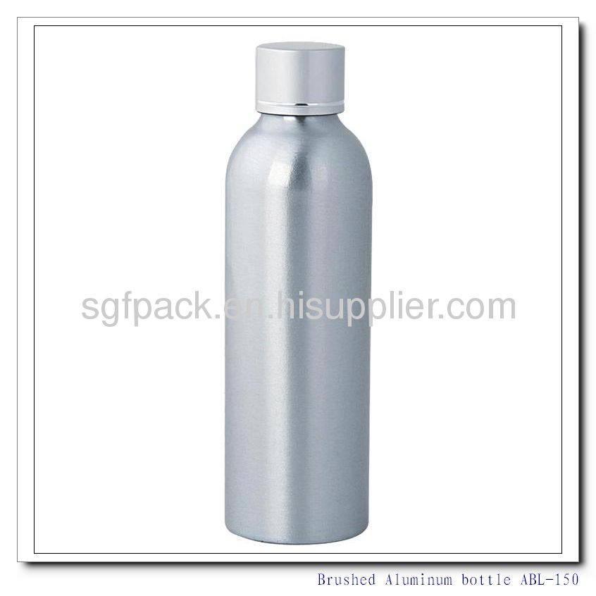 Brushed Aluminum bottle shampoo conditioner hair serum body wash and lotion bottle Aluminum container Aerosol bottle