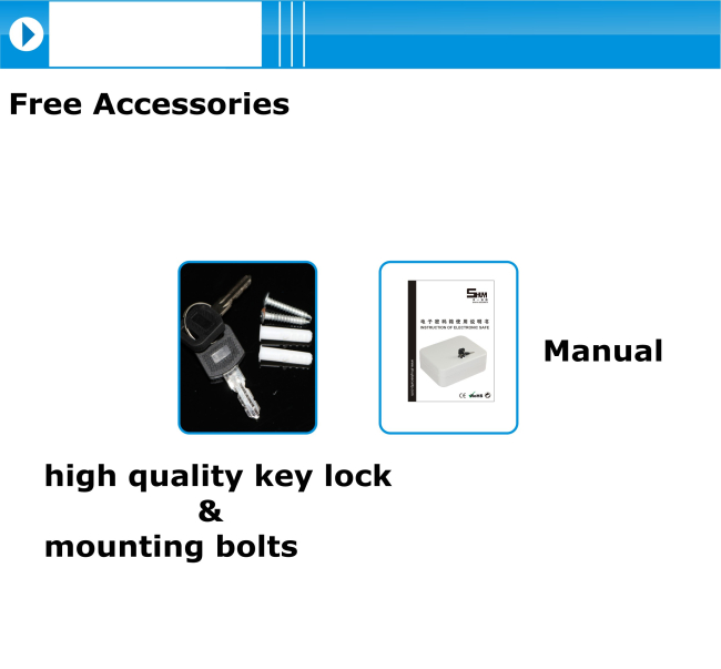 key lock safe with key cabinet/key safe