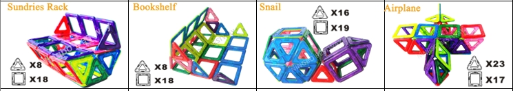 3-D Magformer Magnetic Building Construction Toys for Kids