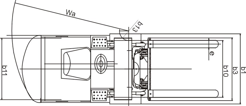 Engine Powered Forklift Truck(Gasoline forklift)