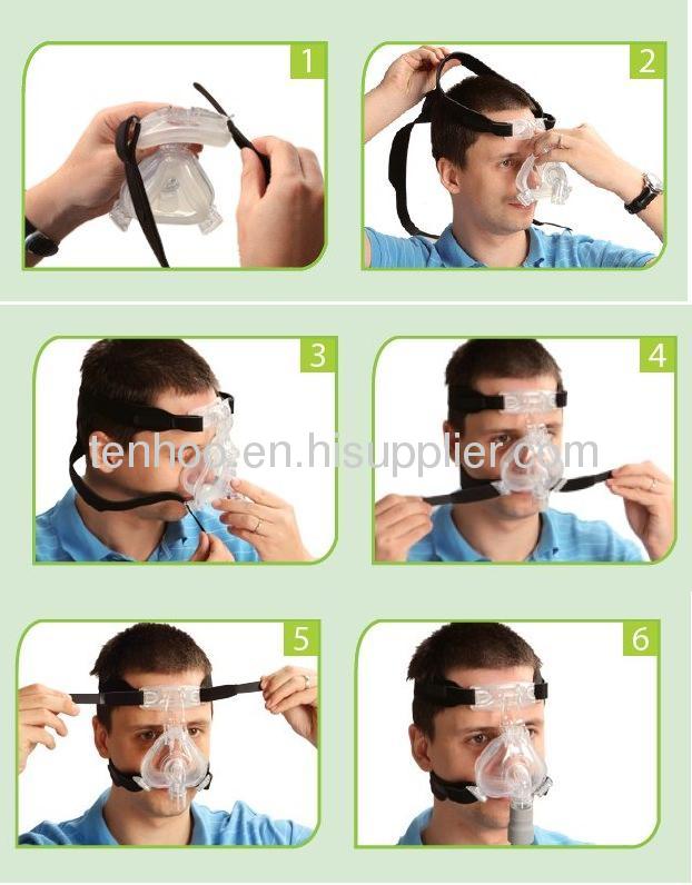 Postive pressure ventilation Nasal mask