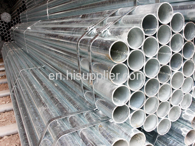 ERW welded galvanized steel pipe 