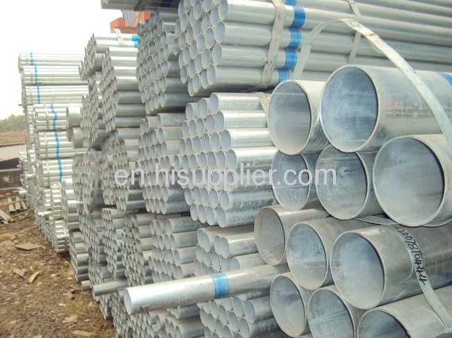 ERW welded galvanized steel pipe 