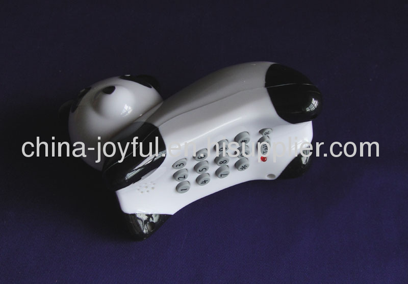 Cartoon Telephone in Panda Design