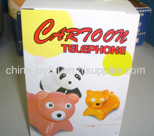 Cartoon Telephone in Panda Design