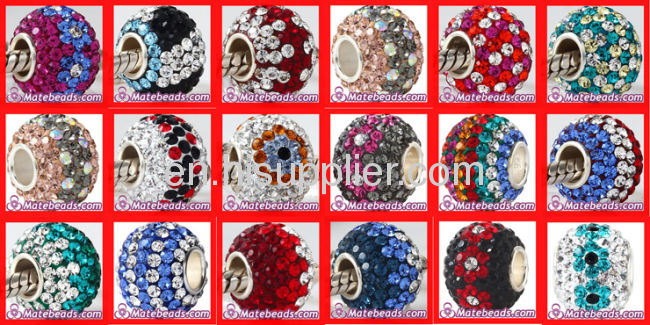 China Colorful Large Hole european Swarovski Crystals For Sale 