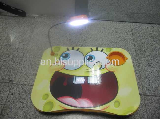 With led lights laptop cushion colorful for you choose