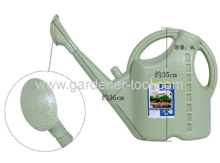 10L Plastic Watering Kettle With Two Handles For Balance Well