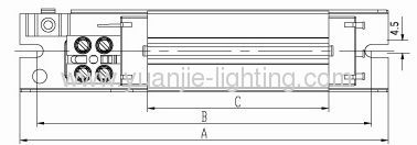 130(L)*26(H)*28(W)mm super-thin compact fluorescent lamp ballast 18W