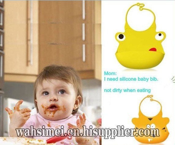 Newest silicone products for silicone table bib