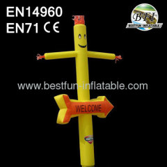 Yellow Cheap Inflatable Advertising Air Dancer