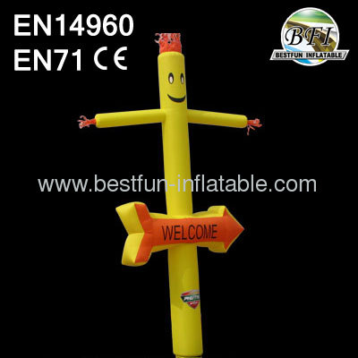 Yellow Cheap Inflatable Advertising Air Dancer