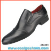 slip on men classic black dress shoes manufacturer in China