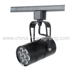 7W Aluminium LED Track Light IP20 with 7pcs Cree XRE Chips