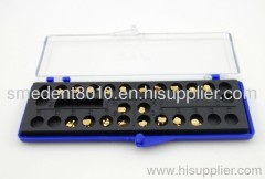 New Orthodontics Bracket/ Brillian Gold Brackets Available in Edgewise Roth MBT