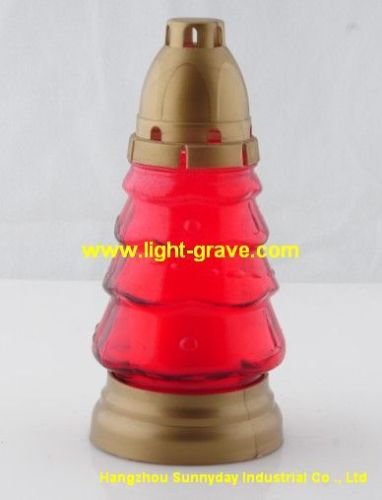 Grave Candle, Funeral Supplies, Cemetery Light, Memorial Lamp