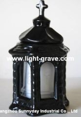 Ceramic Memorial Candle,Ceramic christian light,Ceramic Grave candles